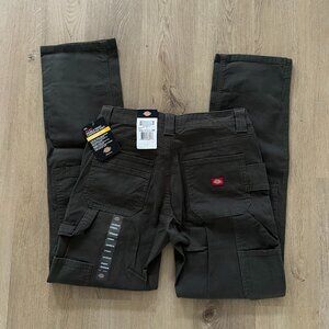Women's Dickie's FLEX Relaxed Fit Duck Carpenter Pants - Size 2 (w26)